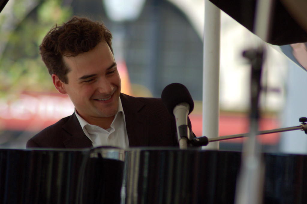 Michael Kaeshammer performs on the Bell Stage