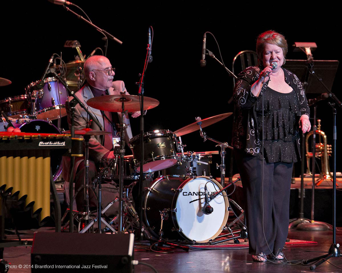 Frank and Nancy DiFelice perform on stage at the Sanderson Centre for the Performing Arts