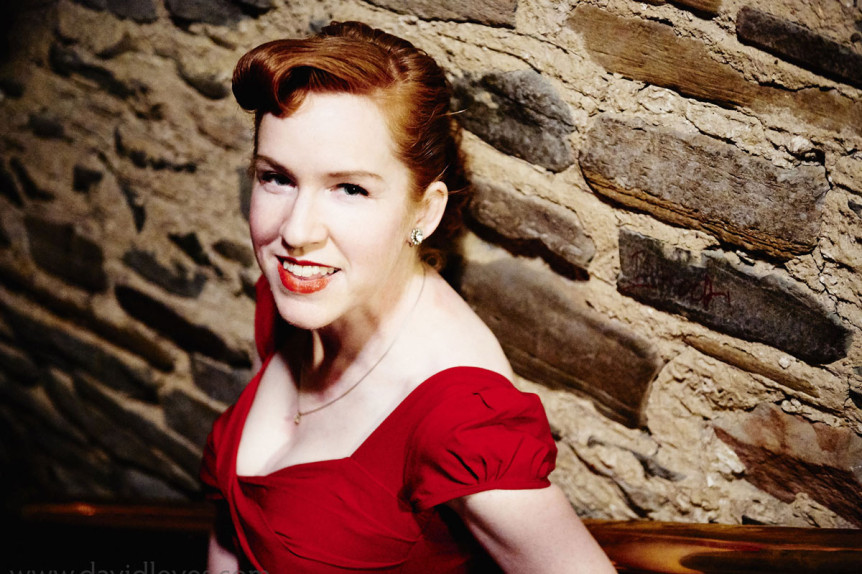 Jazz singer Alex Pangman
